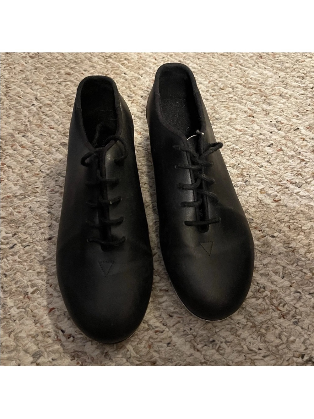 Leo Jazz Tap Lace Up Oxford Black Size 6